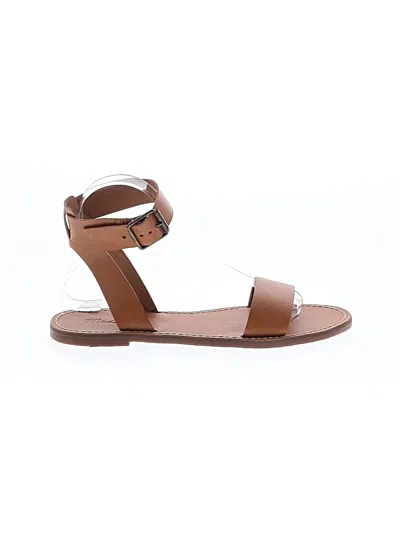 Pre-owned Madewell Sandals In Brown