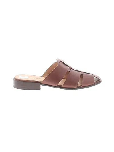 Pre-owned Madewell Sandals In Brown