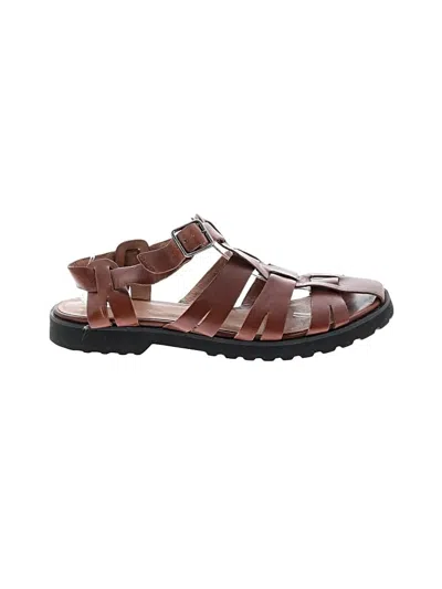 Pre-owned Madewell Sandals In Brown