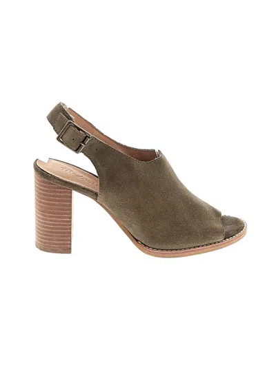 Pre-owned Madewell Sandals In Green