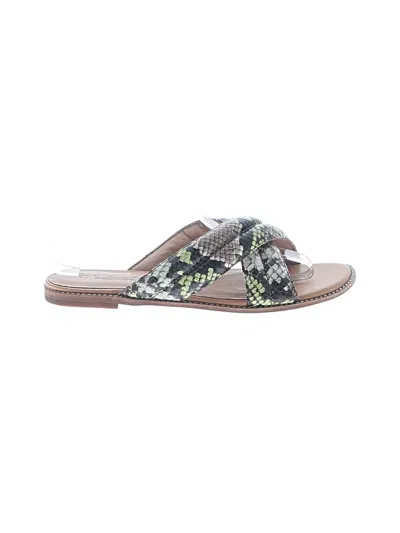 Pre-owned Madewell Sandals In Green