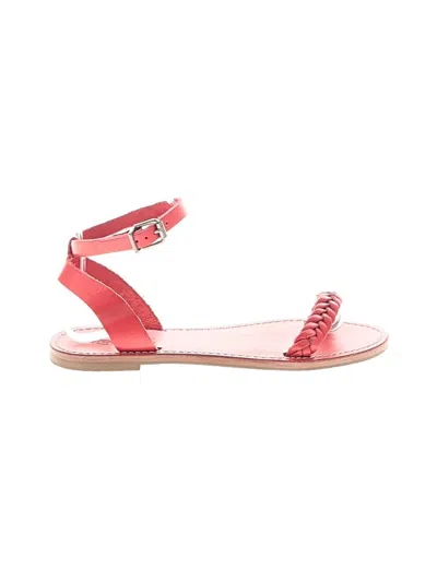 Pre-owned Madewell Sandals In Red