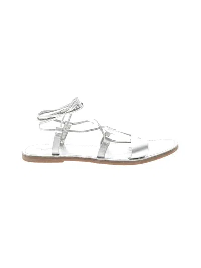 Pre-owned Madewell Sandals In Silver