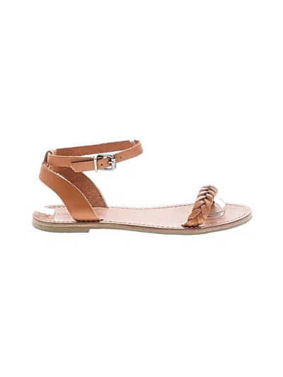 Pre-owned Madewell Sandals In Tan