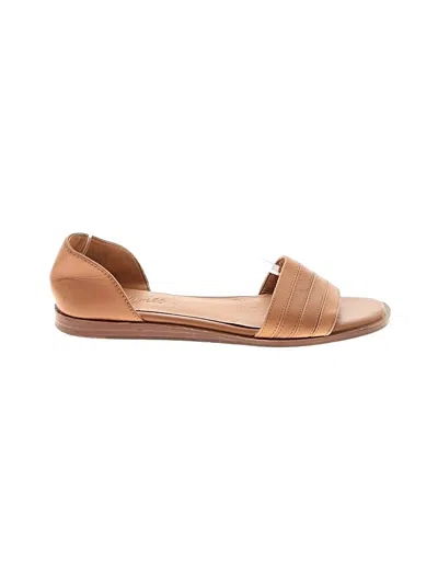 Pre-owned Madewell Sandals In Tan