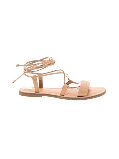 Pre-owned Madewell Sandals In Tan