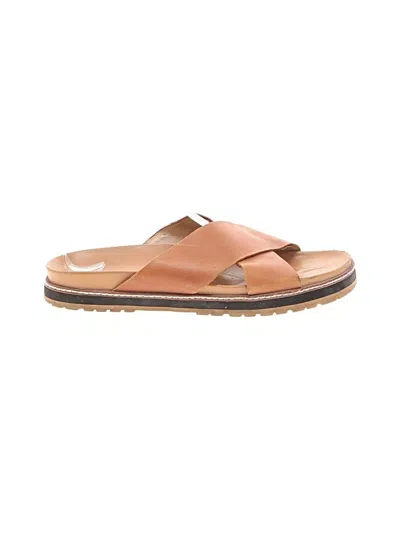 Pre-owned Madewell Sandals In Tan