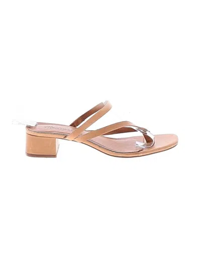 Pre-owned Madewell Sandals In Tan