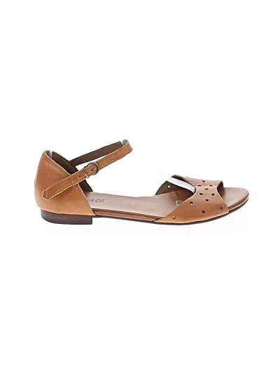 Pre-owned Madewell Sandals In Tan