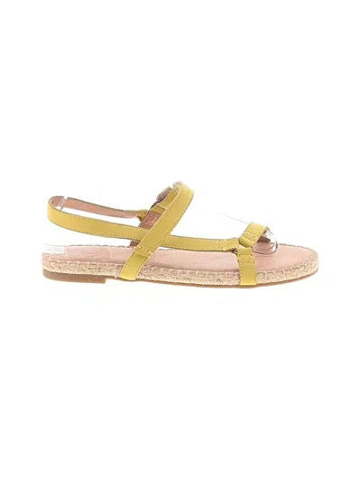 Pre-owned Madewell Sandals In Yellow