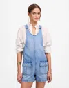 Madewell Scoopneck Denim Shortalls