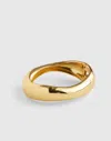 Madewell Sculpted Chunky Bangle In Gold