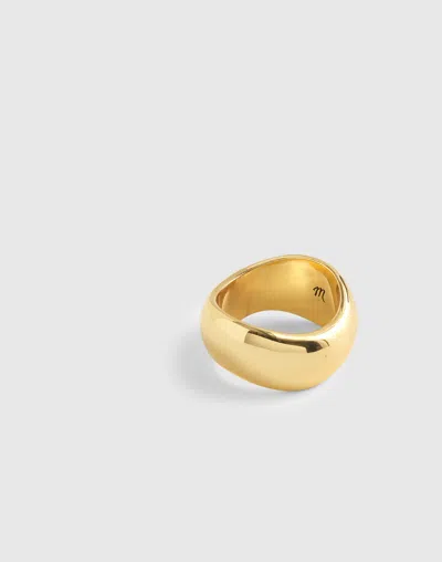 Madewell Sculpted Statement Ring In Gold