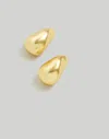 Madewell Sculptural Droplet Statement Earrings In Vintage Gold