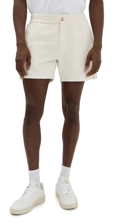 Madewell Seersucker Bubble Corduroy Shorts 5 Vintage Ivory