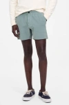 Madewell Everywhere Cotton Stretch Seersucker Shorts In Blue