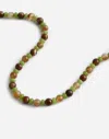 Madewell Semiprecious Beaded Carabiner Choker Necklace In Antique Gold
