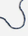 Madewell Semiprecious Beaded Choker Necklace In Peri Blue