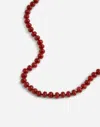 Madewell Semiprecious Beaded Choker Necklace In Polished Bronze