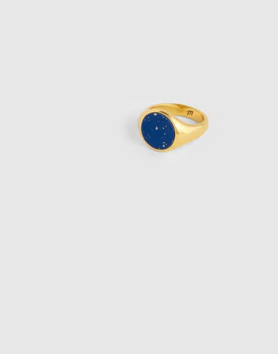 Madewell Semiprecious Signet Ring In Gold