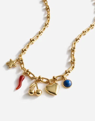 Madewell Semiprecious U-link Charm Necklace
