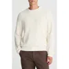 Madewell Cotton Shaker-stitch Crewneck Sweater In White