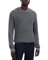 Madewell Shaker Stitch Crewneck Sweater In Weathered Indigo