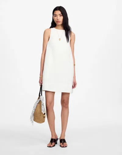 Madewell Shift Mini Dress In Salt