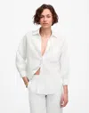 Madewell Shirred Button-up Shirt