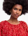 Madewell Shirred Puff-sleeve Top