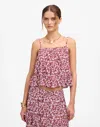 Madewell Shirred Squareneck Tank