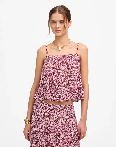 Madewell Shirred Squareneck Tank