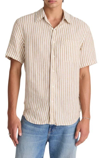 Madewell The Allday Short-sleeve Shirt In Brown