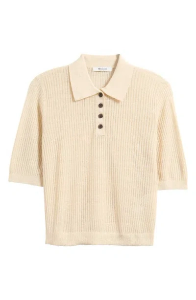 Madewell Short Sleeve Polo Sweater