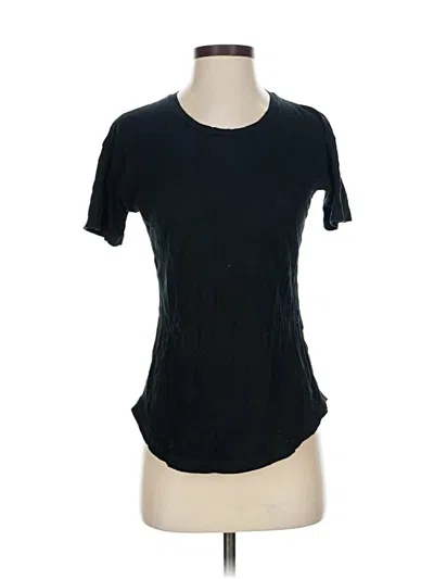 Pre-owned Madewell Short Sleeve T-shirt In Black