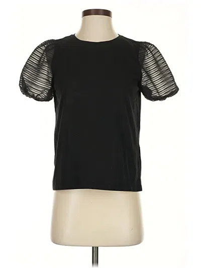 Pre-owned Madewell Short Sleeve T-shirt In Black