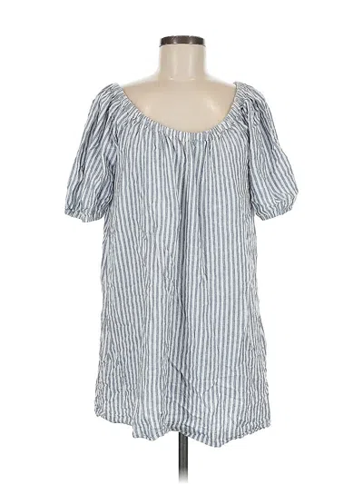 Pre-owned Madewell Short Sleeve T-shirt In Blue