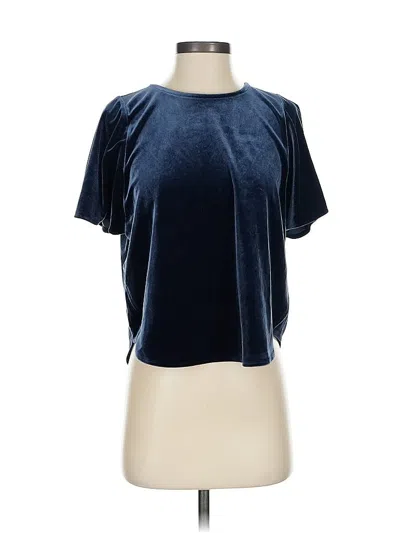 Pre-owned Madewell Short Sleeve T-shirt In Blue