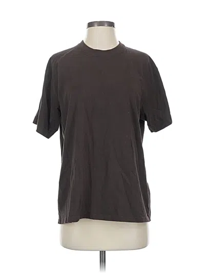 Pre-owned Madewell Short Sleeve T-shirt In Brown