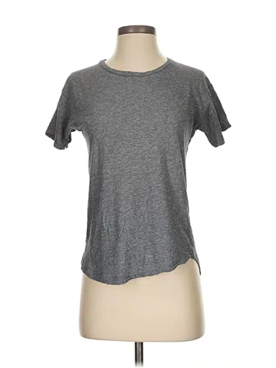Pre-owned Madewell Short Sleeve T-shirt In Gray