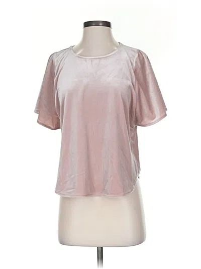 Pre-owned Madewell Short Sleeve T-shirt In Pink