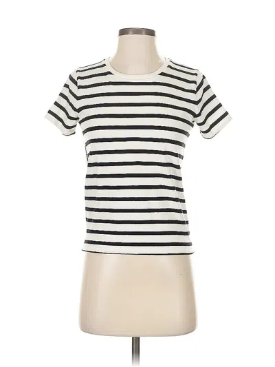 Pre-owned Madewell Short Sleeve T-shirt In White