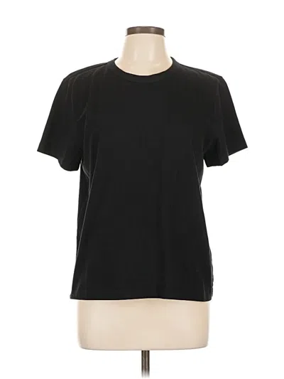 Pre-owned Madewell Short Sleeve T-shirt In Black