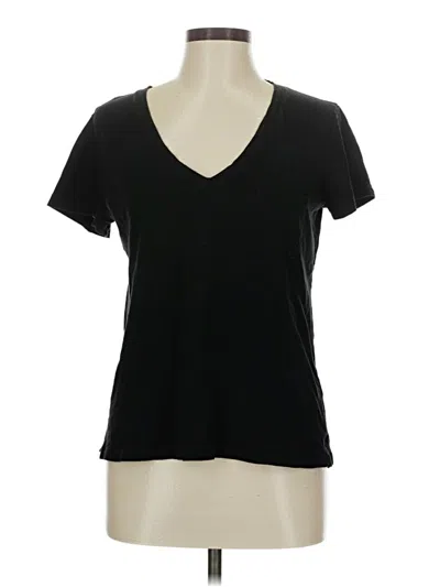 Pre-owned Madewell Short Sleeve T-shirt In Black