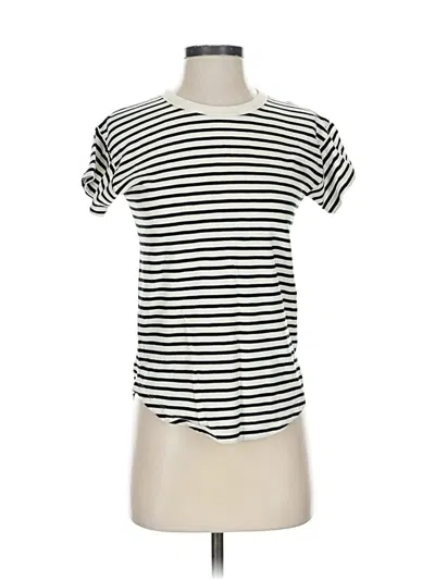 Pre-owned Madewell Short Sleeve T-shirt In Black