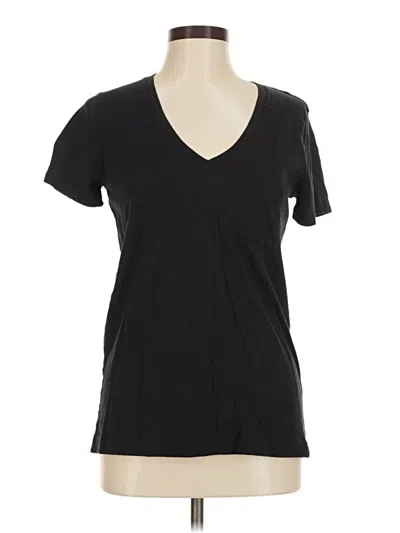 Pre-owned Madewell Short Sleeve T-shirt In Black