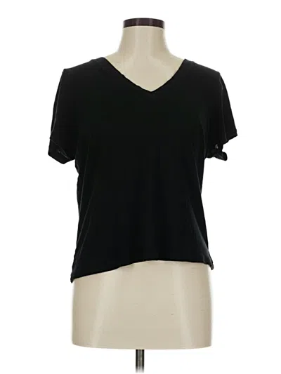 Pre-owned Madewell Short Sleeve T-shirt In Black