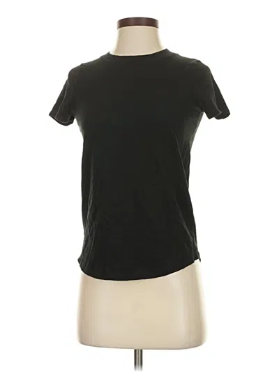 Pre-owned Madewell Short Sleeve T-shirt In Black