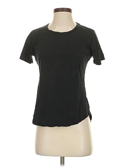 Pre-owned Madewell Short Sleeve T-shirt In Black