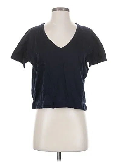 Pre-owned Madewell Short Sleeve T-shirt In Black